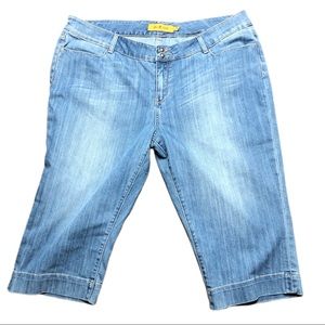 Seven 7 Luxe Jean Capri Pants Plus Size